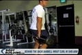 Behind The Back Barbell Wrist Curl With One Arm