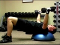 Bosu Dumbbell Flyes