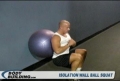 Isolation Wall Ball Squat