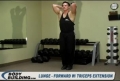 Lunge: Forward With Triceps Extension
