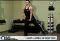 Lunge: Lateral With Bicep Curl