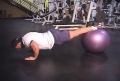 Physioball Pushups