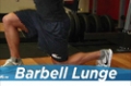 Exercise Guides: Barbell Lunge, Male/Short Clip