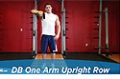 Exercise Guides: Dumbbell One Arm Upright Row, Male/Short Clip