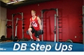 Exercise Guides: Dumbbell Step Ups, Male/Short Clip
