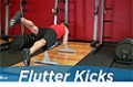 Exercise Guides: Flutter Kicks, Male/Short Clip