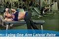 Exercise Guides: Lying One-Arm Lateral Raise, Male/Short Clip