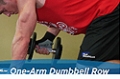 Exercise Guides: One-Arm Dumbbell Row, Male/Short Clip