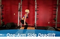 Exercise Guides: One-Arm Side Deadlift, Male/Short Clip