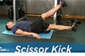 Exercise Guides: Scissor Kick, Male/Short Clip