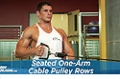 Exercise Guides: Seated One-Arm Cable Pulley Rows, Male/Short Clip