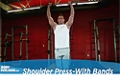 Exercise Guides: Shoulder Press - With Bands, Male/Short Clip