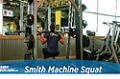 Exercise Guides: Smith Machine Squat, Male/Short Clip