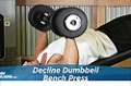 Exercise Guides: Decline Dumbbell Bench Press, Male/Short Cl