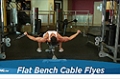 Exercise Guides: Flat Bench Cable Flyes, Male/Short Clip