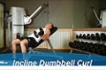 Exercise Guides: Incline Dumbbell Curl, Male/Short Clip