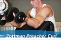 Exercise Guides: Zottman Preacher Curl, Male/Short Clip