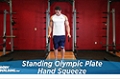 Exercise Guides: Standing Olympic Plate Hand Squeeze, Male/S