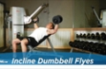 Exercise Guides: Incline Dumbbell Flyes, Male/Short Clip