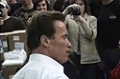2009 Arnold Classic: Arnold Schwarzenegger Visits Jan Tana Booth