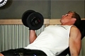 Exercise Guides: Incline Dumbbell Curl, Male/Long Clip