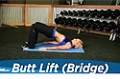 Exercise Guides: Butt Lift (Bridge), Female/Short Clip