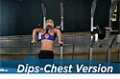 Exercise Guides: Dips - Chest Version, Female/Short Clip
