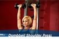 Exercise Guides: Dumbbell Shoulder Press, Female/Short Clip