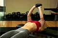 Exercise Guides: Bent-Arm Dumbbell Pullover, Female/Long Clip