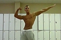 Natural Teen Bodybuilder Saulius Genutis Posing Practice
