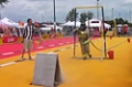 Firefighter Scott McIntyre Runs The Firefighter Combat Challenge